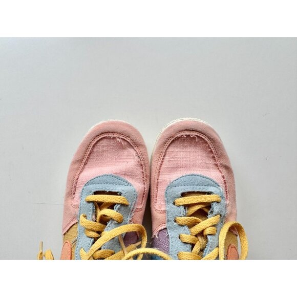 Kids' NIKE Air Force 1 Low 07 LV8 Next Nature 'Sun Club Multi' Sneakers, Size 3Y - Picture 6 of 14